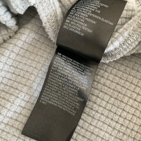 The North Face Sweatshirt Mens XXL 2X Gray Fleece 1/4 Zip Sweater Pullover Logo - Picture 9 of 13